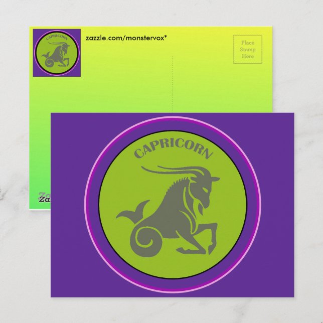 Capricorn Postcard (Front/Back)