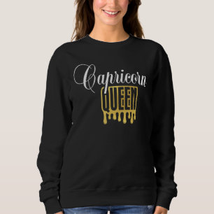 Capricorn Queen Zodiac Sign Sweatshirt