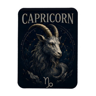 Capricorn Sea Goat Zodiac Astrology Symbol Magnet