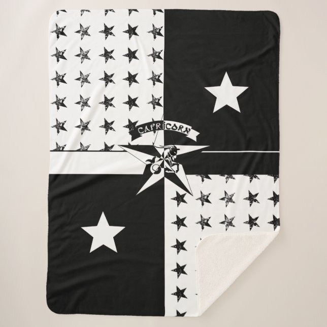Capricorn Sherpa Blanket (Front)