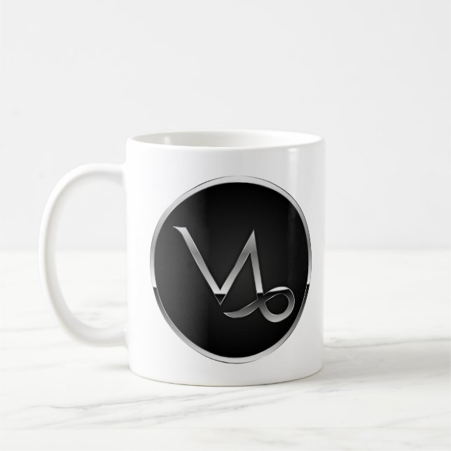 Capricorn Sign Coffee Mug (Left)