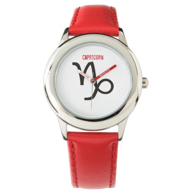 Capricorn Sign of the Zodiac. Children Watches.. Watch (Front)