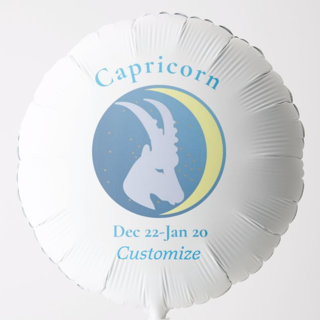 Capricorn Sign Thunder_Cove Balloon (Front)