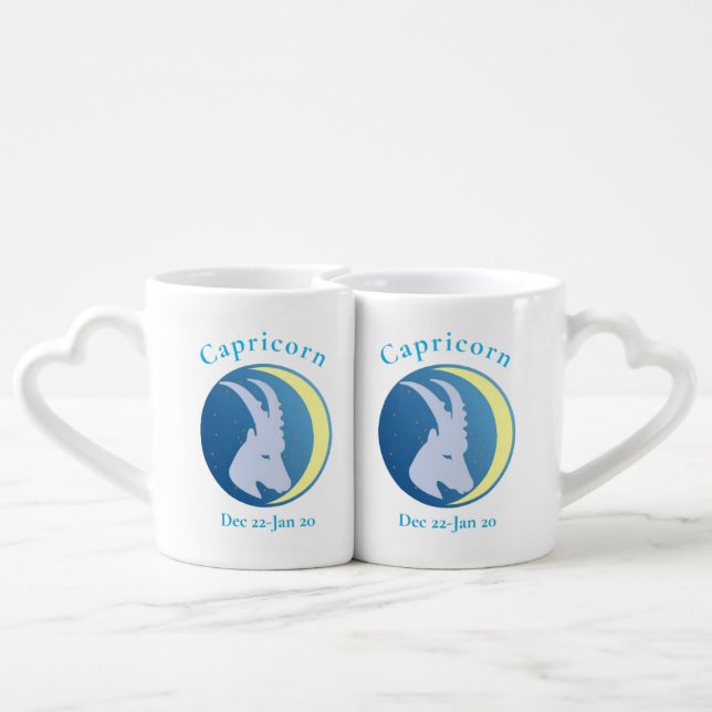 Capricorn Sign Thunder_Cove Coffee Mug Set (Back Nesting)