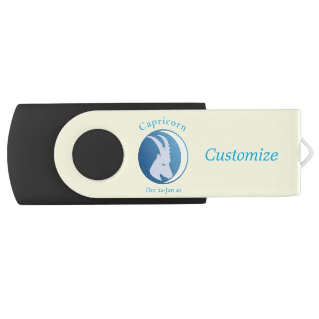 Capricorn Sign Thunder_Cove Flash Drive (Front)