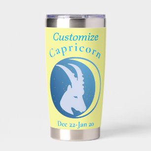 Capricorn Sign Thunder_Cove Insulated Tumbler