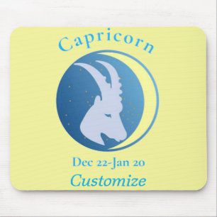 Capricorn Sign Thunder_Cove Mouse Pad