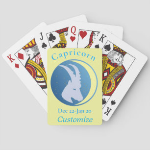 Capricorn Sign Thunder_Cove Poker Cards