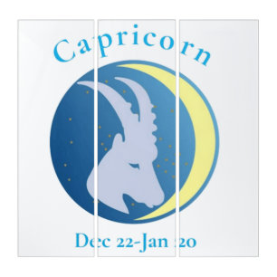 Capricorn Sign Thunder_Cove Triptych