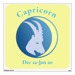 Capricorn Sign Thunder_Cove Wall Decal