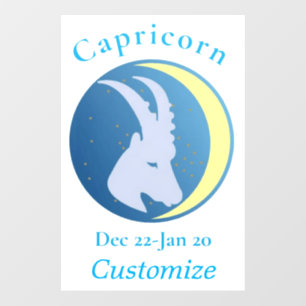 Capricorn Sign Thunder_Cove Wall Decal