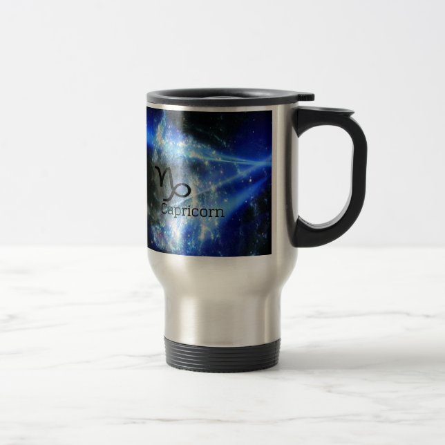 capricorn sign travel mug (Right)