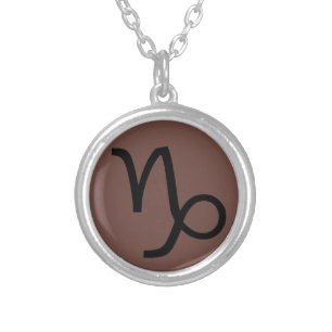 Capricorn Silver Plated Necklace