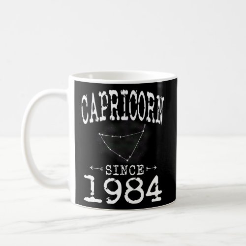Capricorn Since 1984 Constellation Capricorn Birth Coffee Mug