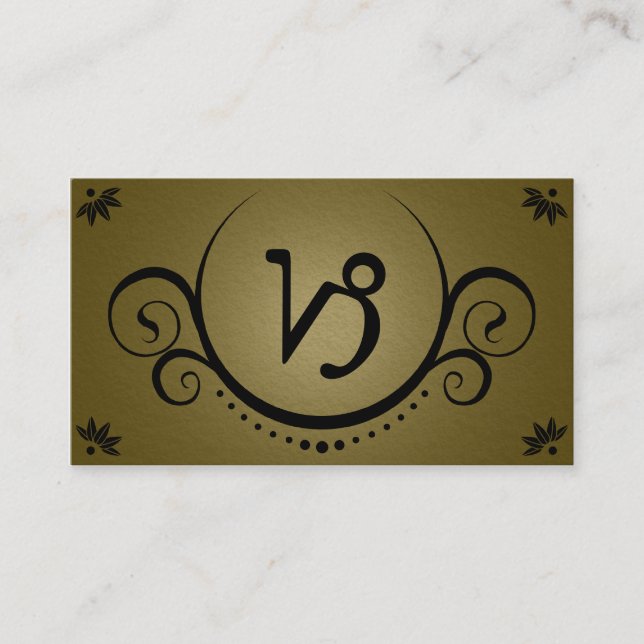 capricorn sophistications business card (Front)