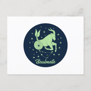 Capricorn Soulmate Zodiac Sign Soulmate Love Postcard