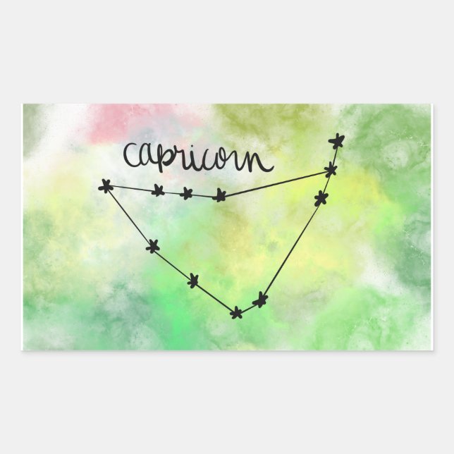 Capricorn Star Baby Sticker (Front)