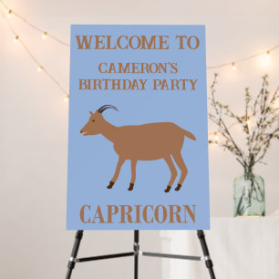 Capricorn Star Sign Goat Birthday Party