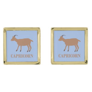 Capricorn Star Sign Goat Cufflinks