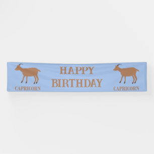 Capricorn Star Sign Goat Custom Birthday