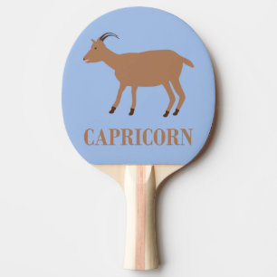 Capricorn Star Sign Goat Ping Pong Paddle