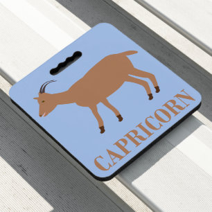 Capricorn Star Sign Goat Seat Cushion