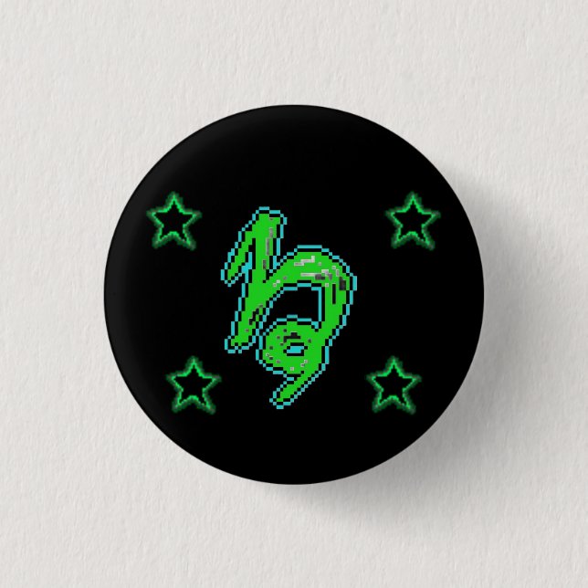 CAPRICORN Stars Button (Front)