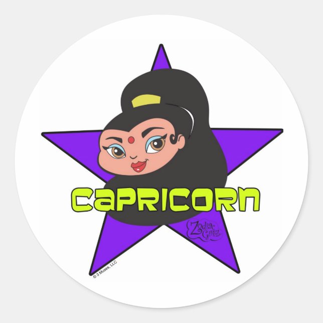 Capricorn Stickers (Front)