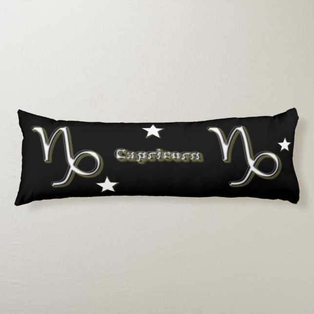 Capricorn symbol body pillow (Front)