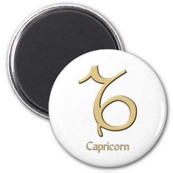Capricorn Symbol Magnet by zodiacgifts at Zazzle