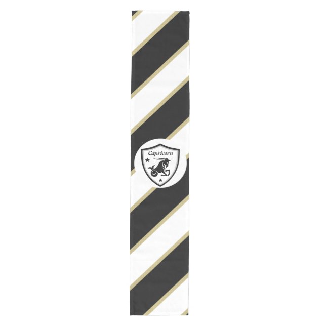 Capricorn symbol    medium table runner (Front)