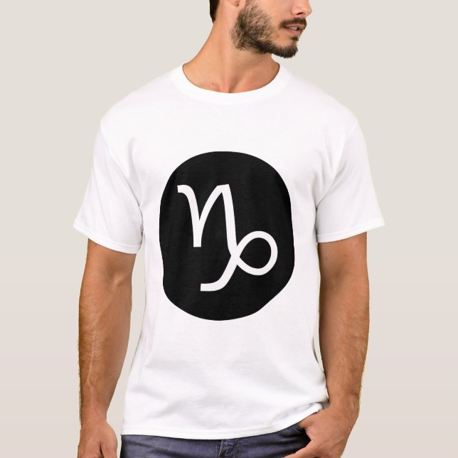 Capricorn Symbol T-Shirt (Front)