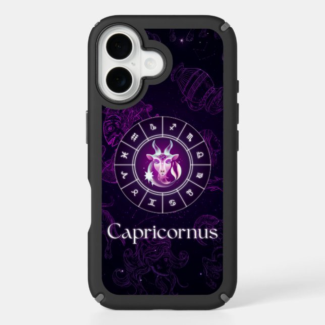 ♑ Capricorn – The Celestial Climber Speck iPhone Case (Front)