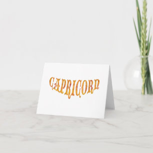 Capricorn the Goat happy birthday Dec Jan zodiac Card