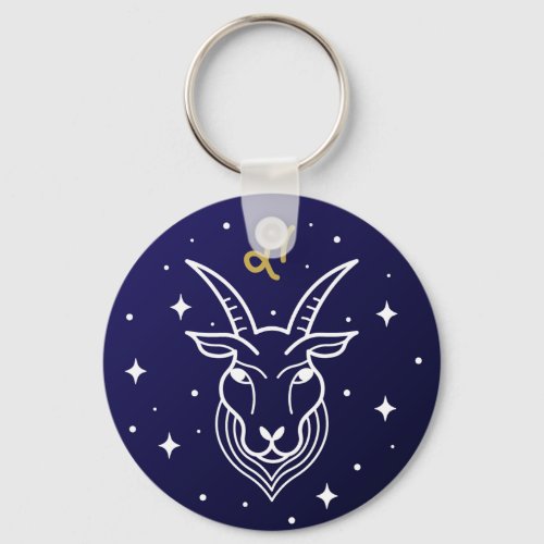 Capricorn the Goat Zodiac Sign Keychain