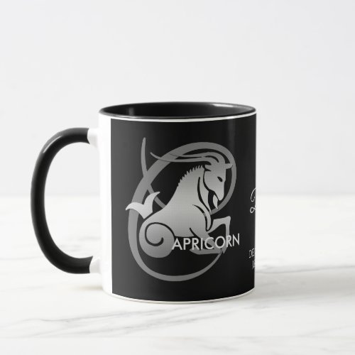 Capricorn  the Goat _ Zodiac Sign Mug