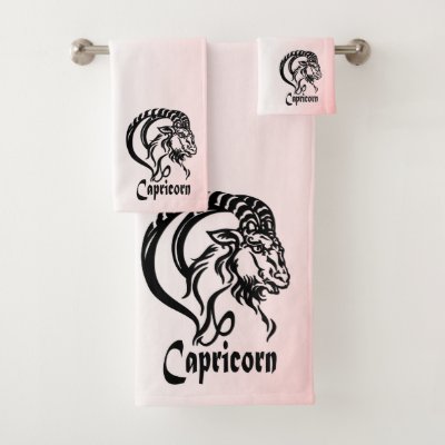 Capricorn the Sea Goat Zodiac Bath Towel Set