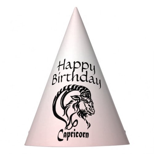 Capricorn the Sea Goat Zodiac Birthday Party Hat