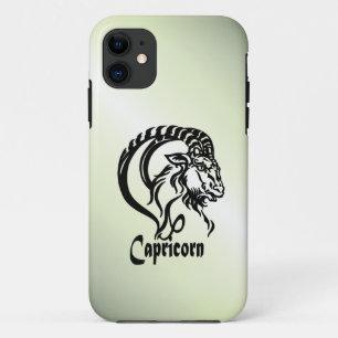 Capricorn the Sea Goat Zodiac Green iPhone 11 Case