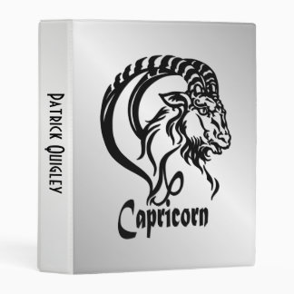 Capricorn the Sea Goat Zodiac Personal Mini Binder