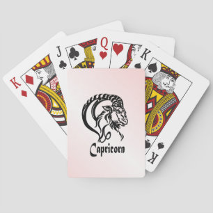 Capricorn the Sea Goat Zodiac Poker Cards