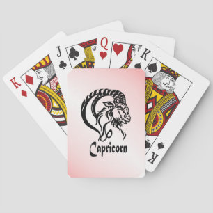 Capricorn the Sea Goat Zodiac Poker Cards