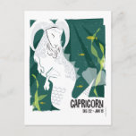 Capricorn The Sea Goat Zodiac Postcard at Zazzle