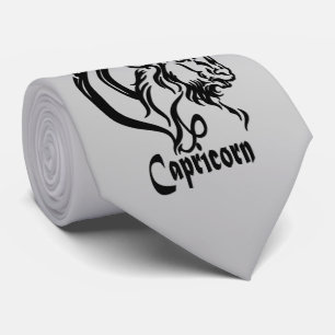 Capricorn the Sea Goat Zodiac S Neck Tie
