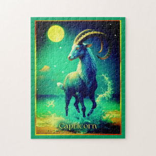 Capricorn the Sea Goat Zodiac Sign Jigsaw Puzzle