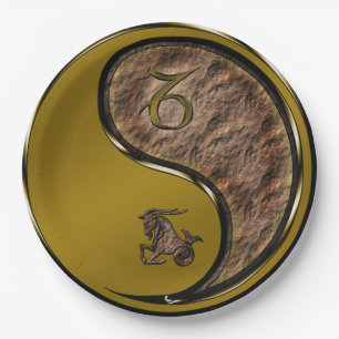 Capricorn the Seagoat Paper Plates