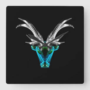 Capricorn – The Visionary Architect  Square Wall Clock