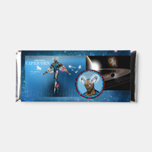 Capricorn Theme birthday party favor Hershey Bar. Bar Favors