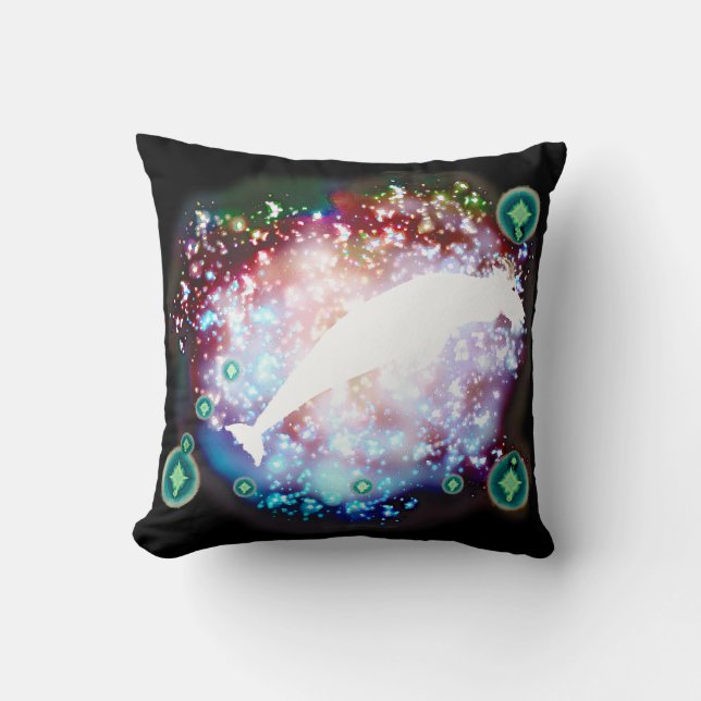 Capricorn Throw Pillow (Front)