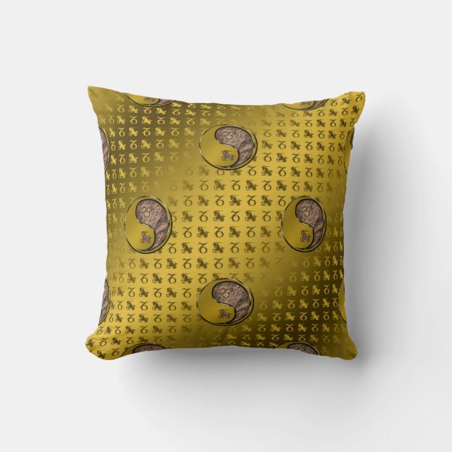 Capricorn Throw Pillow (Front)